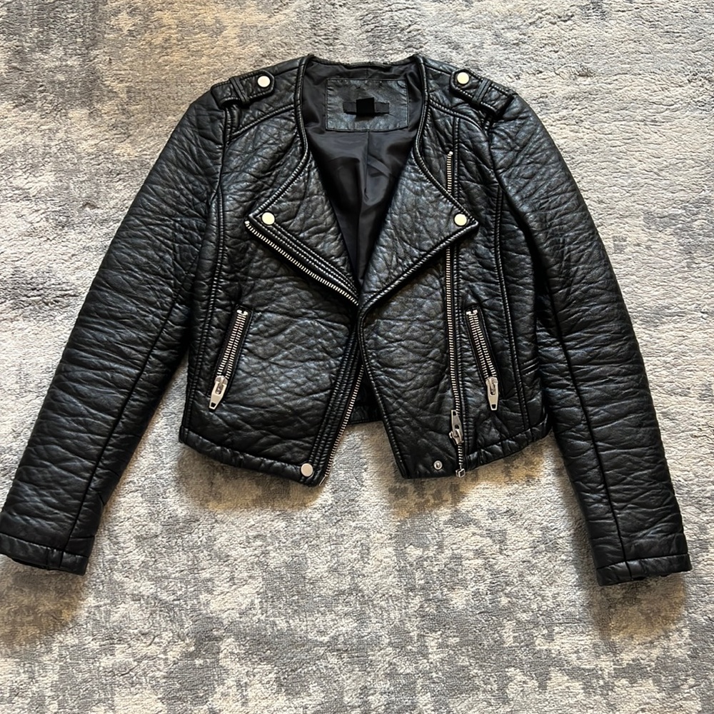 H&M faux Leather Jacket